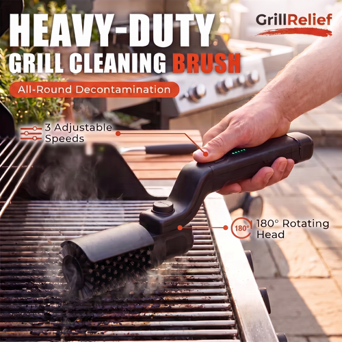 GrillRelief™ Effortless Grill Cleaning in Minutes