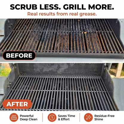 GrillRelief™ Effortless Grill Cleaning in Minutes