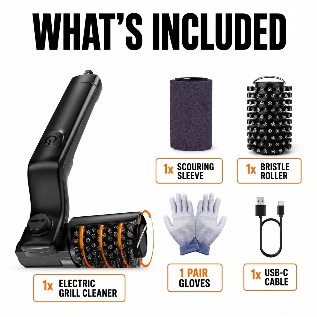 GrillRelief™ Effortless Grill Cleaning in Minutes